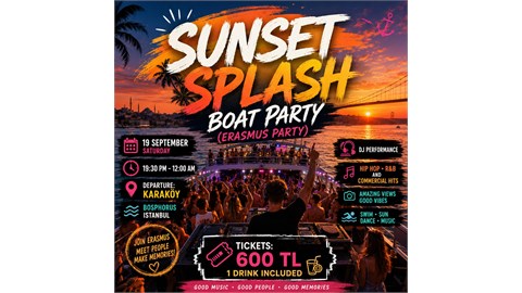 SUNSET SPLASH BOAT PARTY