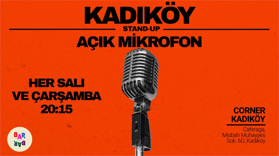 Kadıköy Açık Mikrofon Stand up Gecesi