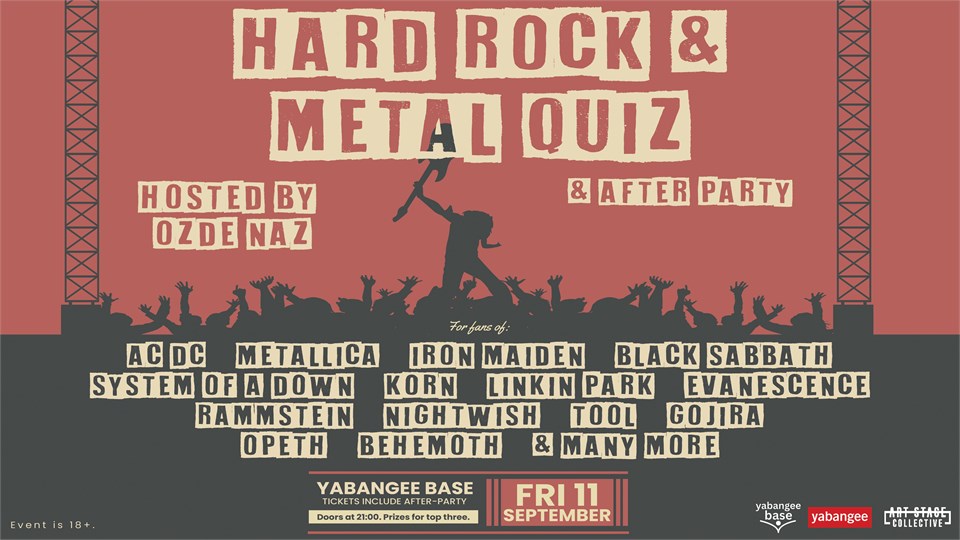 Hard Rock & Metal Quiz Night (with After-Party)