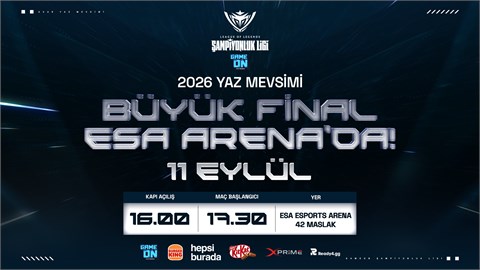 League of Legends | GAMEON Şampiyonluk Ligi | 2026 Yaz Mevsimi Büyük Finali