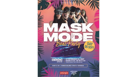 Mask Mode Boat Party 