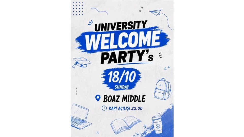 UNIVERSITY WELCOME PARTY - BOAZ MIDDLE