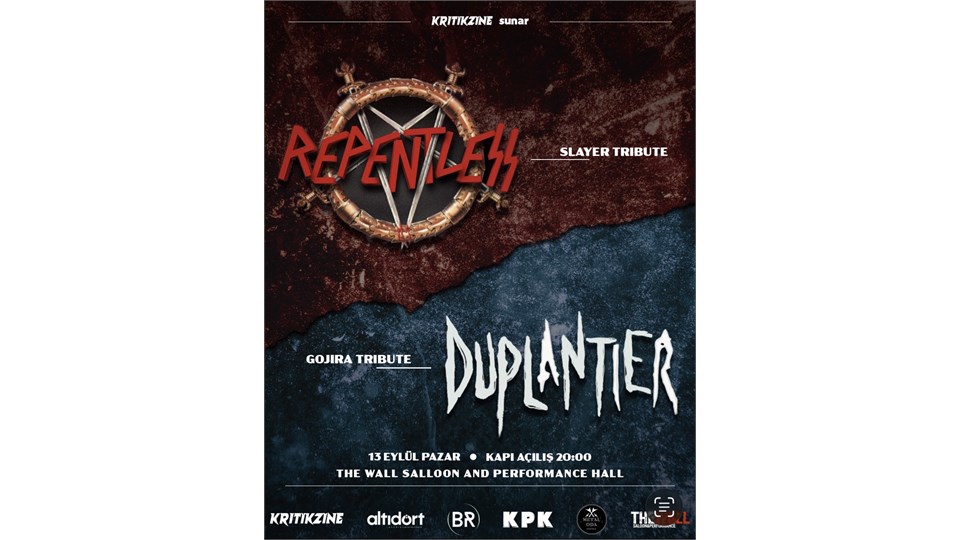 Kritikzine Sunar: Repentless (Slayer Tribute) & Duplantier (Gojira Tribute)