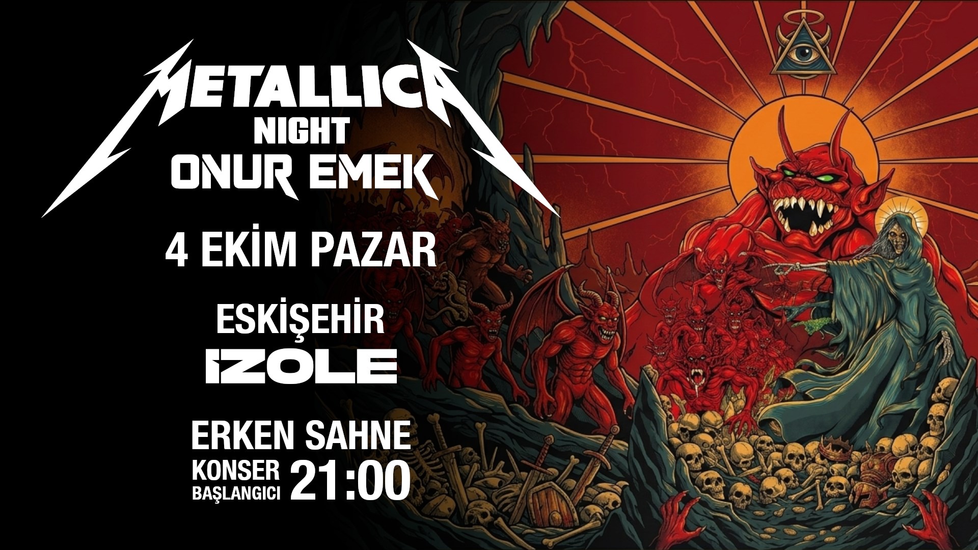 Onur Emek - Metallica Night ''Erken Sahne'' (İzole / Eskişehir)