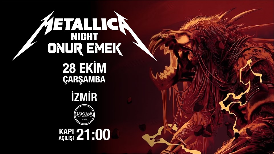 Onur Emek - Metallica Night (Tato Bar / İzmir)