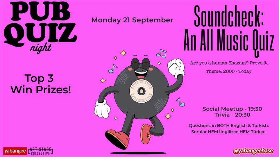 Soundcheck - An All Music Quiz: Questions in English & Turkish