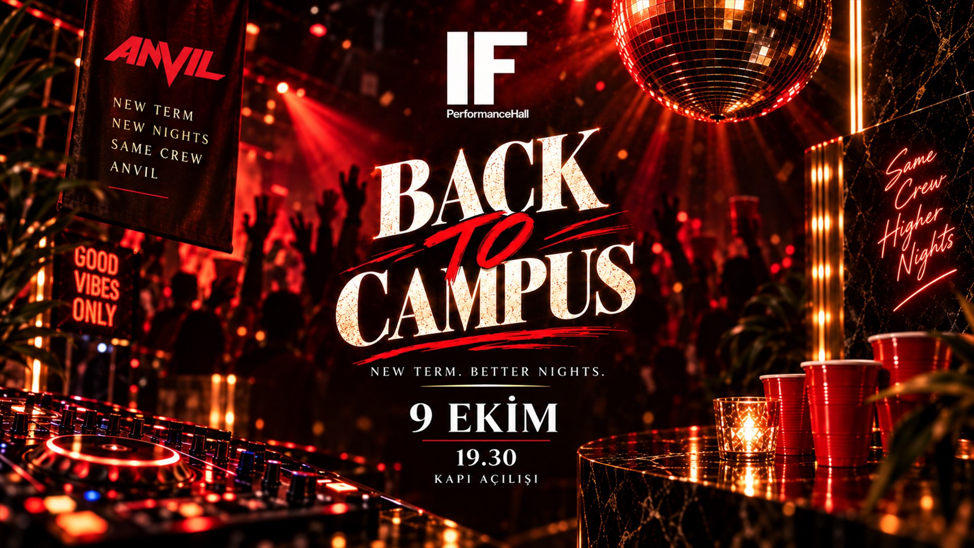 BACK TO CAMPUS etkinlik afişi