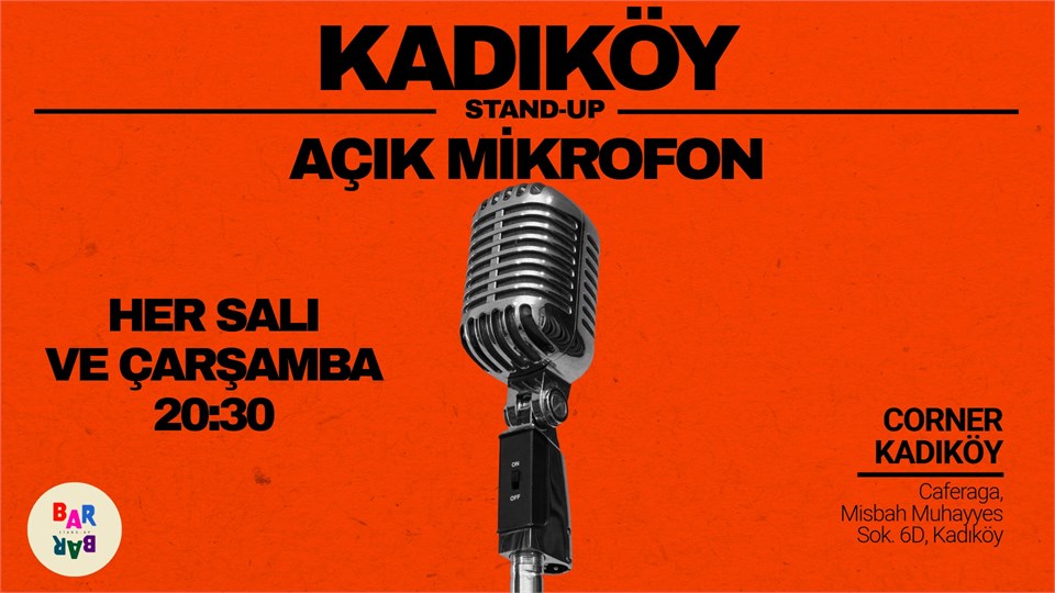Kadıköy Açık Mikrofon Stand up Gecesi