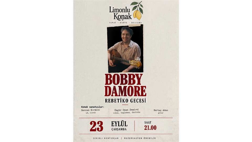 Bobby Damore Rebetiko Gecesi