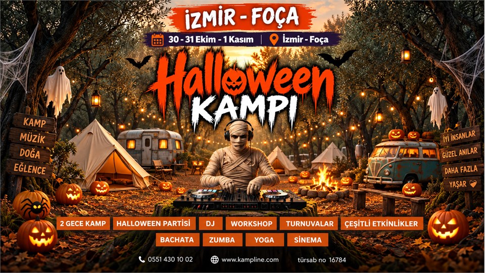 İzmir Foça Halloween Kampı
