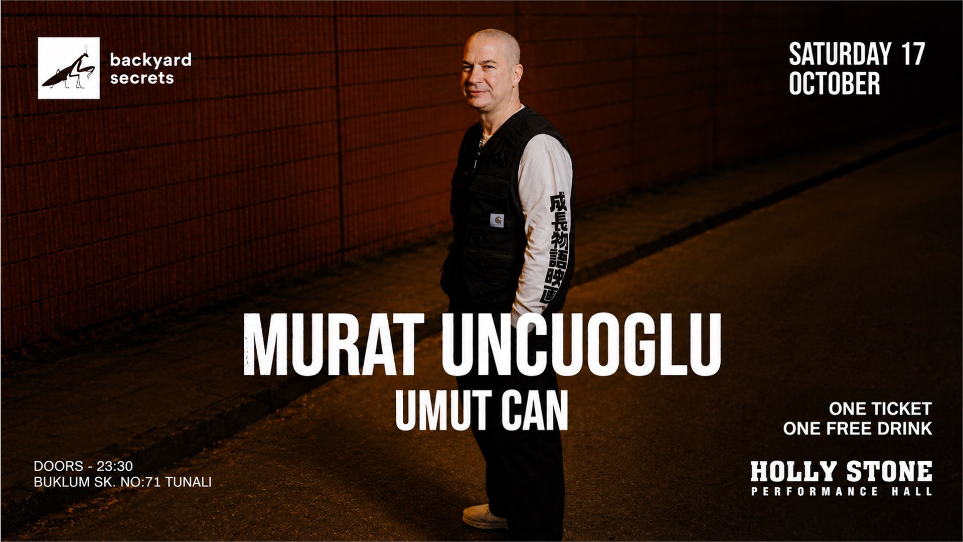 Murat Uncuoğlu & Umut Can etkinlik afişi