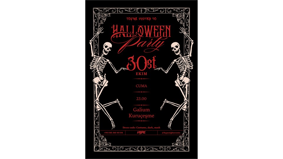 HALLOWEEN PARTY | GALIUM KURUCESME