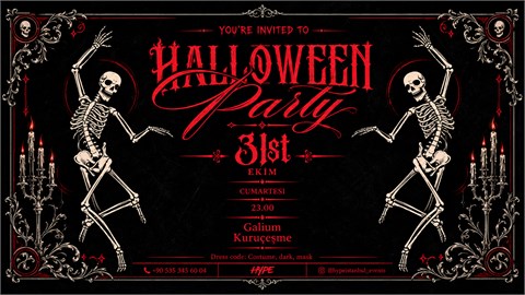 HALLOWEEN PARTY | GALIUM KURUCESME