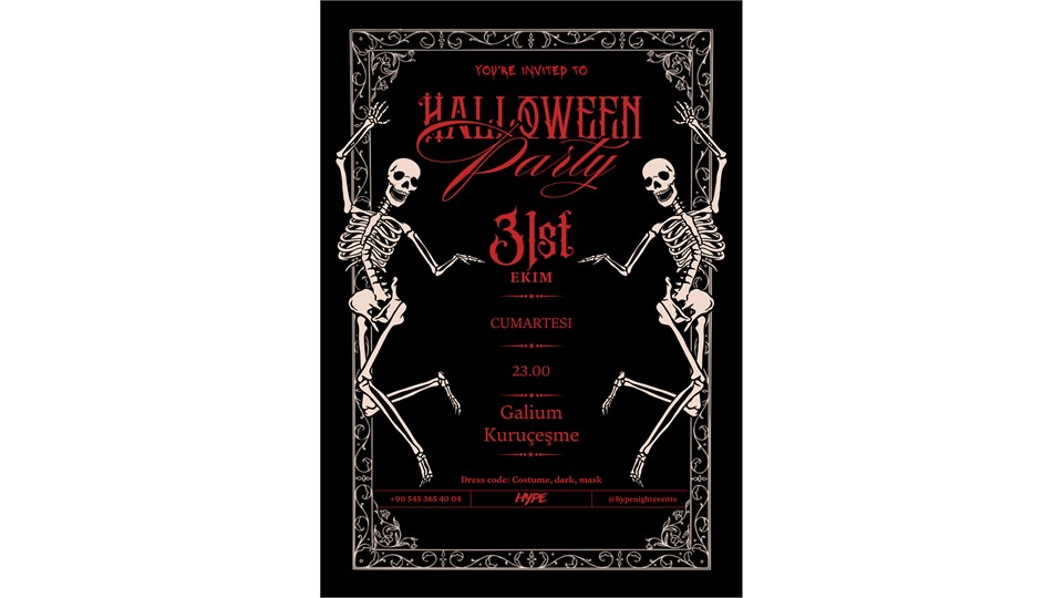 HALLOWEEN PARTY | GALIUM KURUCESME