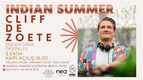 INDIAN SUMMER - CLIFF DE ZOETE