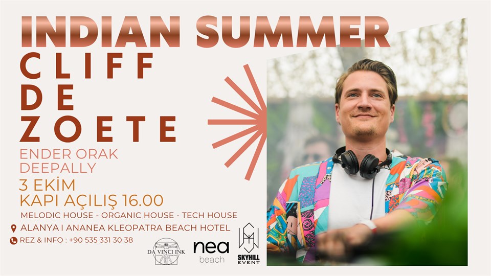 INDIAN SUMMER - CLIFF DE ZOETE