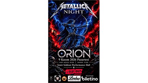 ORION / METALLICA TRIBUTE NIGHT / SOLD OUT