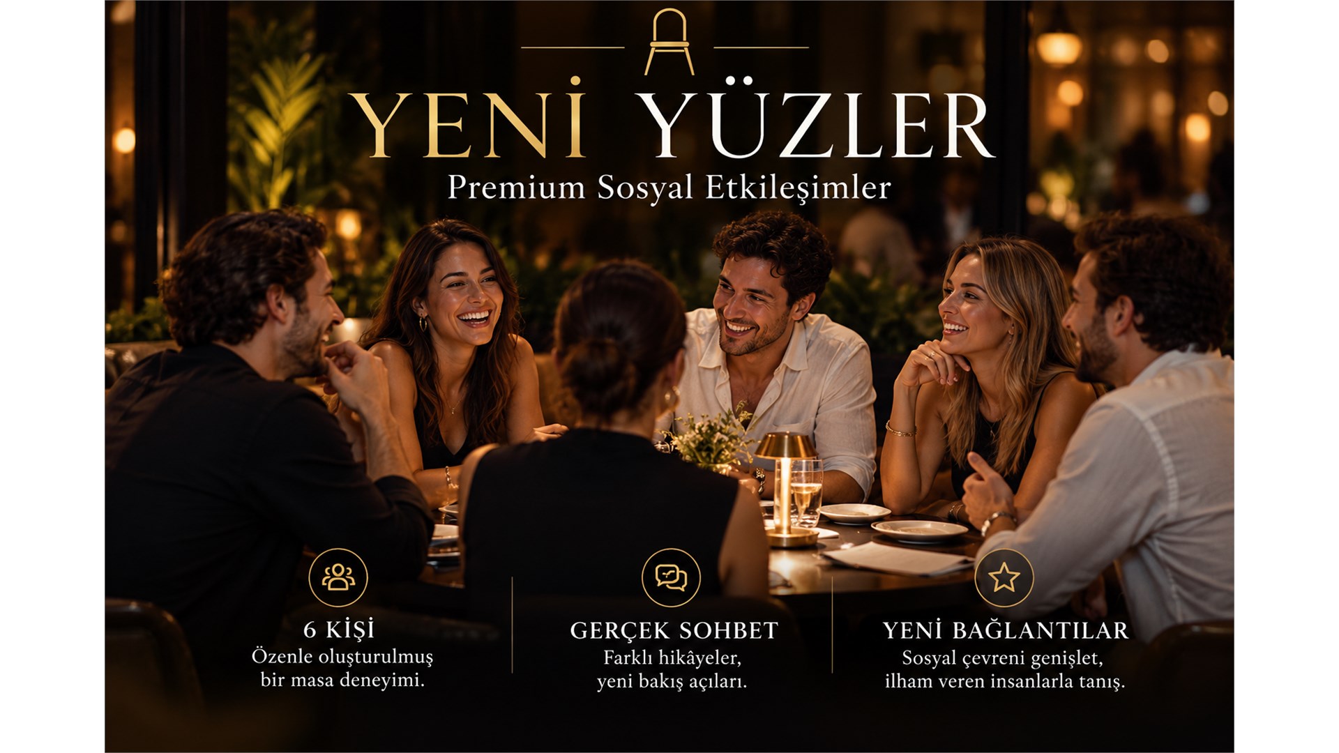 Yeni Yüzler (Premium Sosyal Etkileşimler) etkinlik afişi