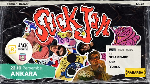 STICKJAM: Sticker Bazaar & Electronic Music