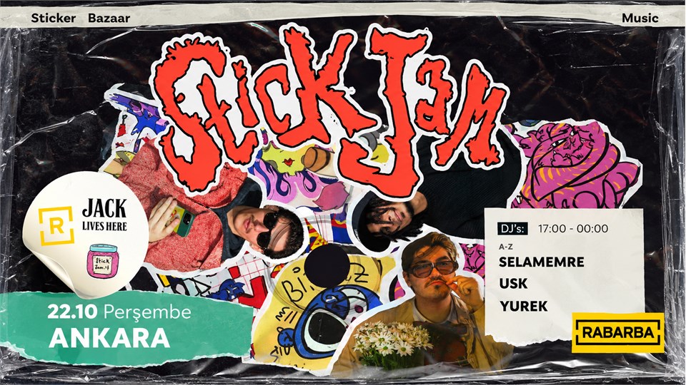 STICKJAM: Sticker Bazaar & Electronic Music