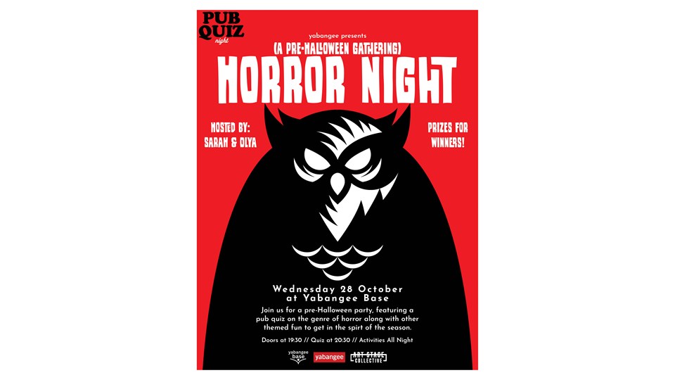 Horror Night Pub Quiz & Pre-Halloween Gathering (& After-Party)