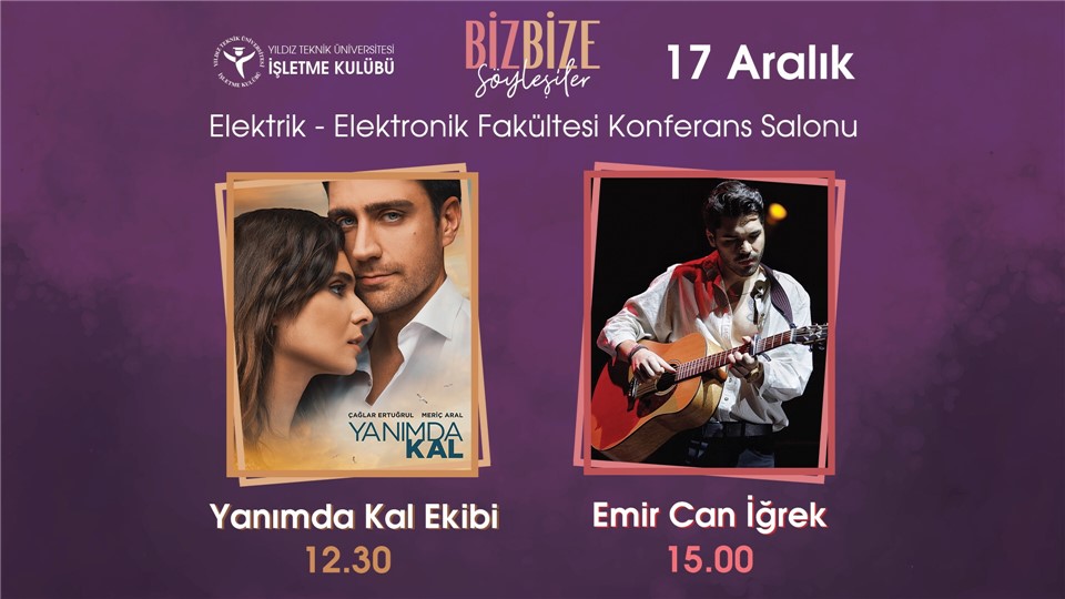 BizBize Söyleşiler - Yanımda Kal & Emir Can İğrek