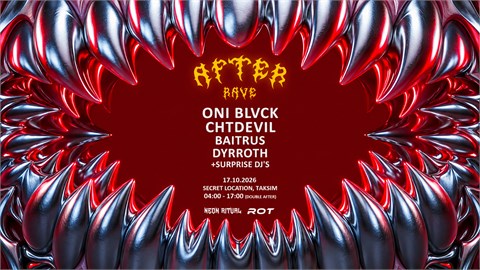 NEON RITUAL PRESENTS: UNREAL AFTER RAVE