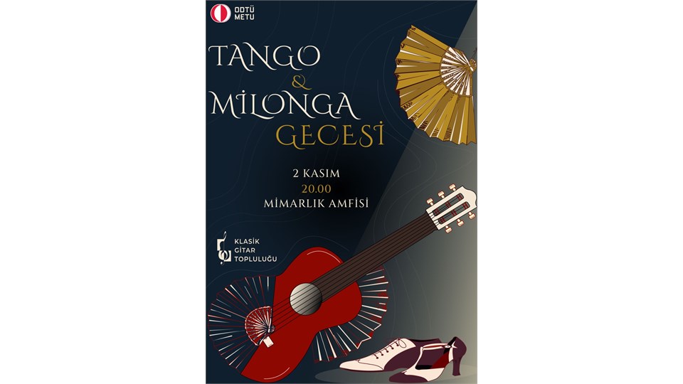 Klasik Gitarla Tango ve Milonga Gecesi