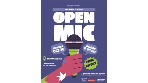 Open Mic Night: The Stage is Yours