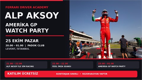 AMERİKA GP WATCH PARTY w/Alp Aksoy