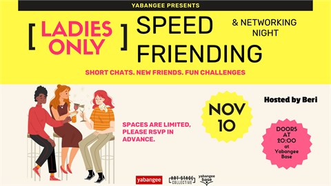 Ladies Only Speed Friending Night