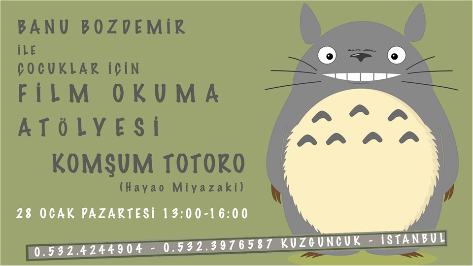 Banu Bozdemir ile ÇOCUKLAR için FİLM OKUMA Atölyesi