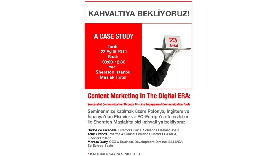 Digital Content Marketing Temalı Sağlık Sektörüne Özel Kahvaltı Sohbeti