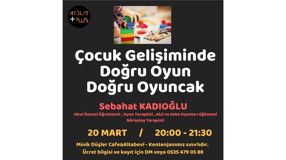 Çocuk Gelişiminde Doğru Oyun Doğru Oyuncak