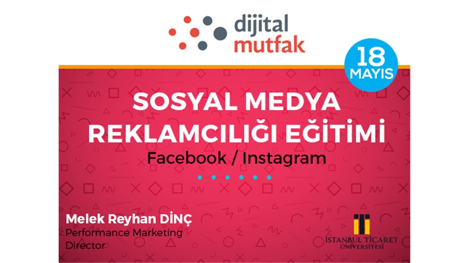 Dijital Mutfak Sosyal Medya Reklamcılığı Eğitimi