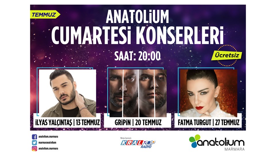 Temmuz Ayı Cumartesi Konserleri