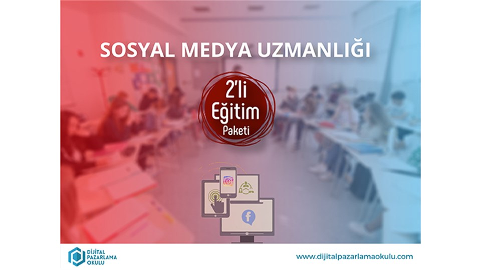 Sosyal Medya Uzmanlığı 2'li Eğitim Paketi