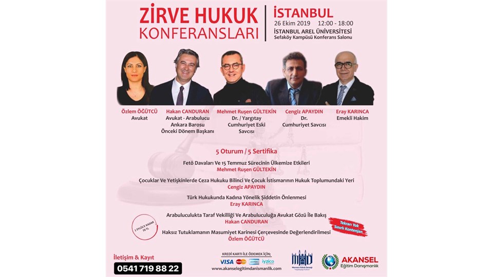 ZİRVE HUKUK KONFERANSLARI İSTANBUL