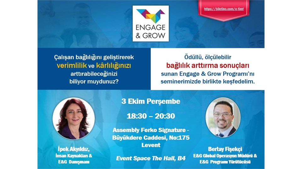 Çalışan Bağlılığı Programı (Engage&Grow) Semineri