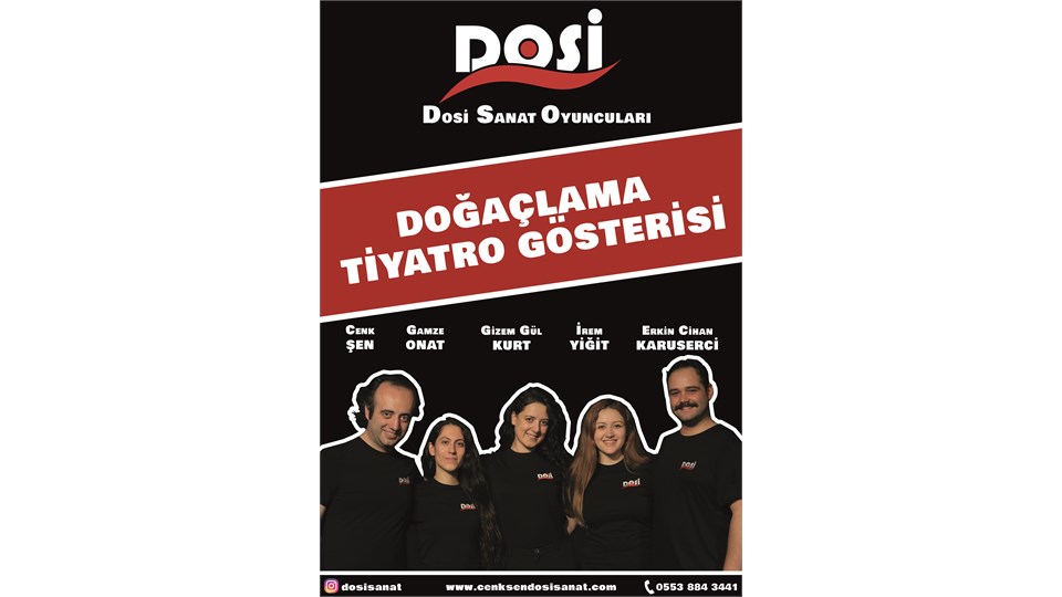 Dosi Sanat Oyuncuları Sezon Açılışı Doğaçlama Tiyatro Gösterisi