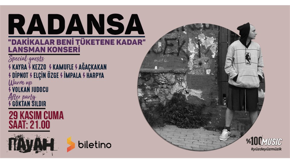 Radansa "Dakikalar Beni Tüketene Kadar" Lansman Konseri