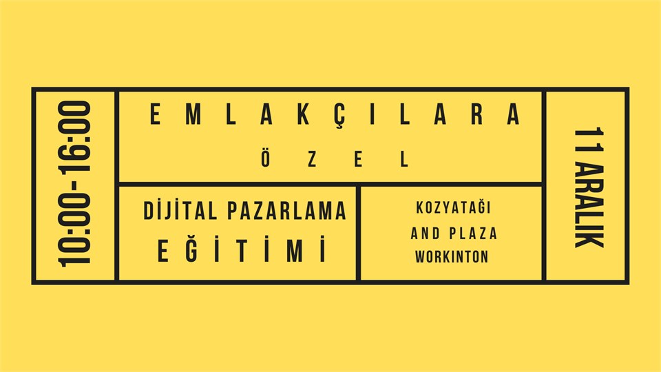 Emlak Danışmanlarına Özel Dijital Pazarlama Eğitimi