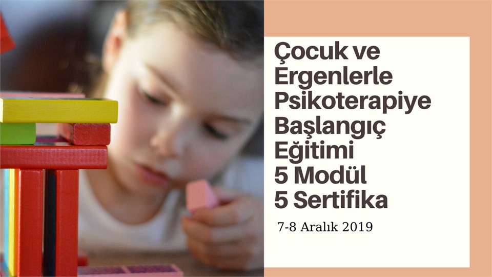 Çocuk ve Ergen Psikoterapisine Başlangıç Eğitimi-5 Modül 5 Sertifika